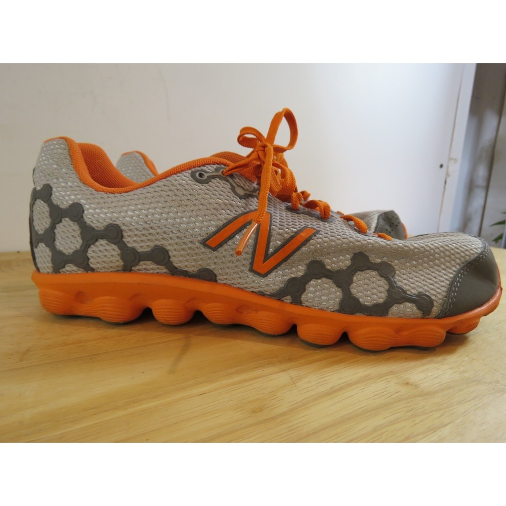 New Balance IONIX Boys Size 7 Athletic Orange Grey 3090 Running Athletic Shoes - Picture 5 of 16